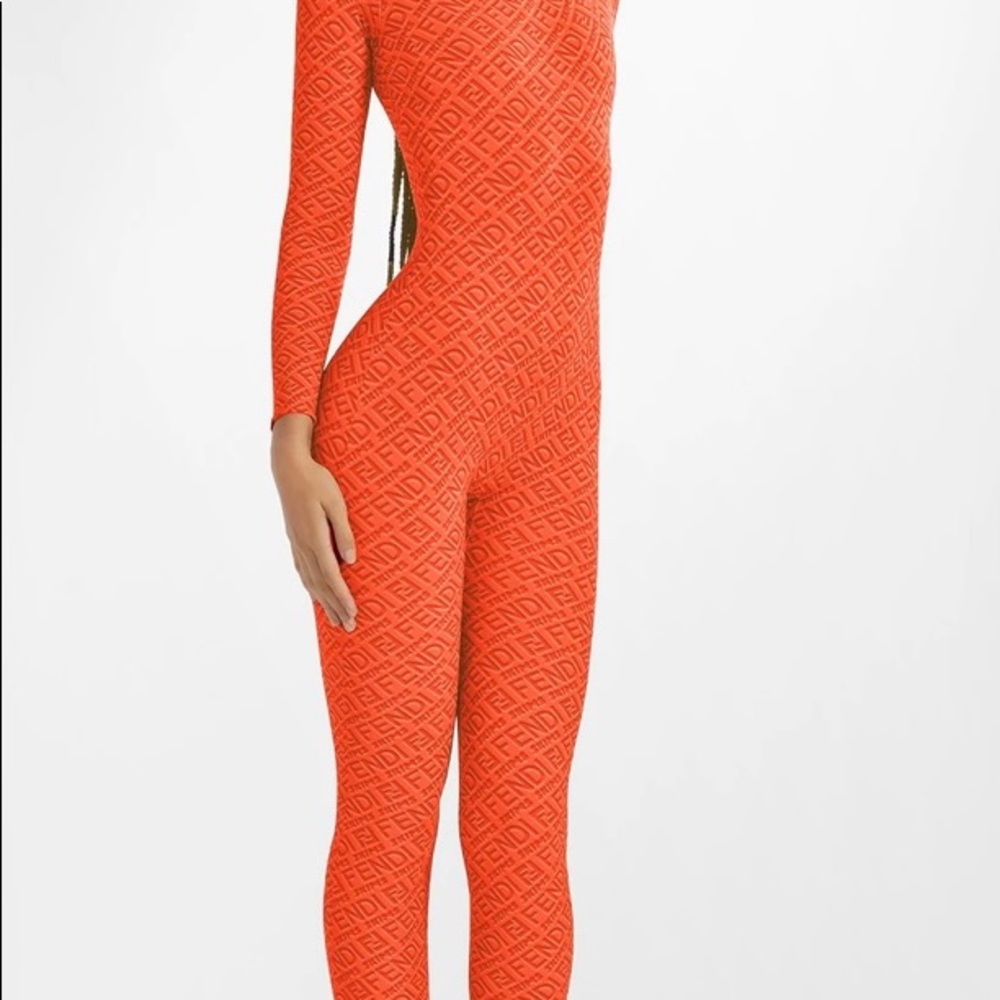 Fendi and skims crew neck full jumpsuit, SIze XS!!!